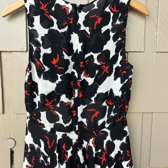 A.L.C. Nello Handkerchief Hem Floral Silk Dress Bohemian Cottagecore Fairy Sz 2 - Picture 9 of 10